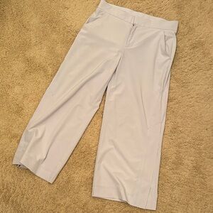 Athleta Light Gray Cropped Pants